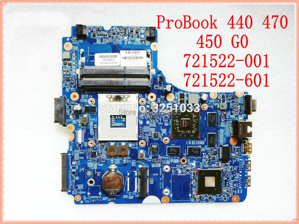 721522 001 для ноутбука HP ProBook 450 G0 ноутбук 440 470 материнская плата 501 601 HM76 HD