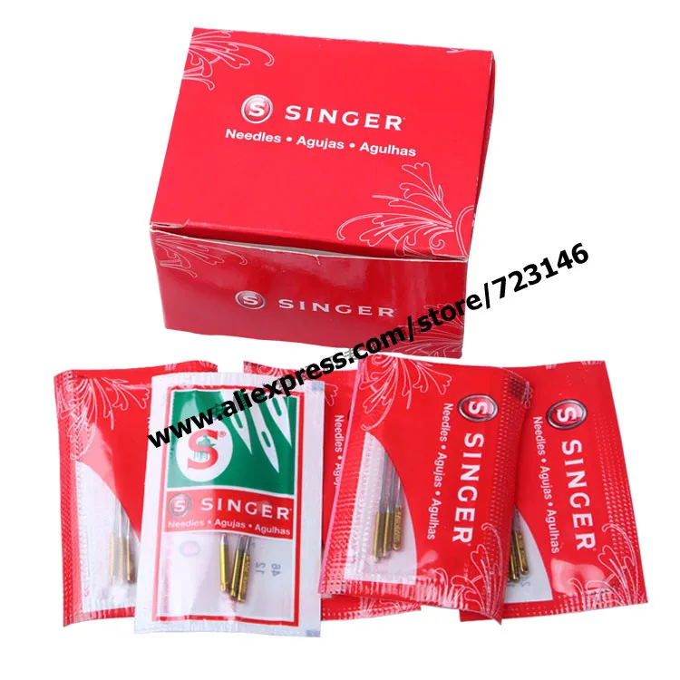 

SINGER AGULHAS AGUJAS Needles Size 2045 #70/9 #80/11 #90/14 #100/16 #110/18 for VIKING juki brother bernina pfaff elna janome