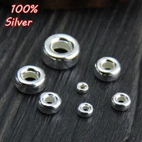 10pcs interval stopper spacer beads fit charms 925 silver color original bracelets bangles women diy beads for jewelry making