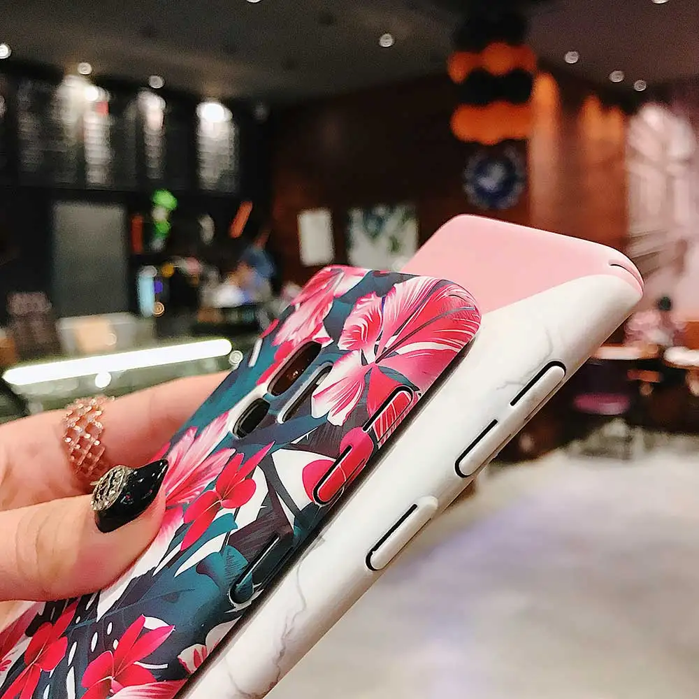 Чехол для телефона Samsung Galaxy S8 S9 Plus note 8 9 note9 note8 S7 edge жесткий матовый чехол модные