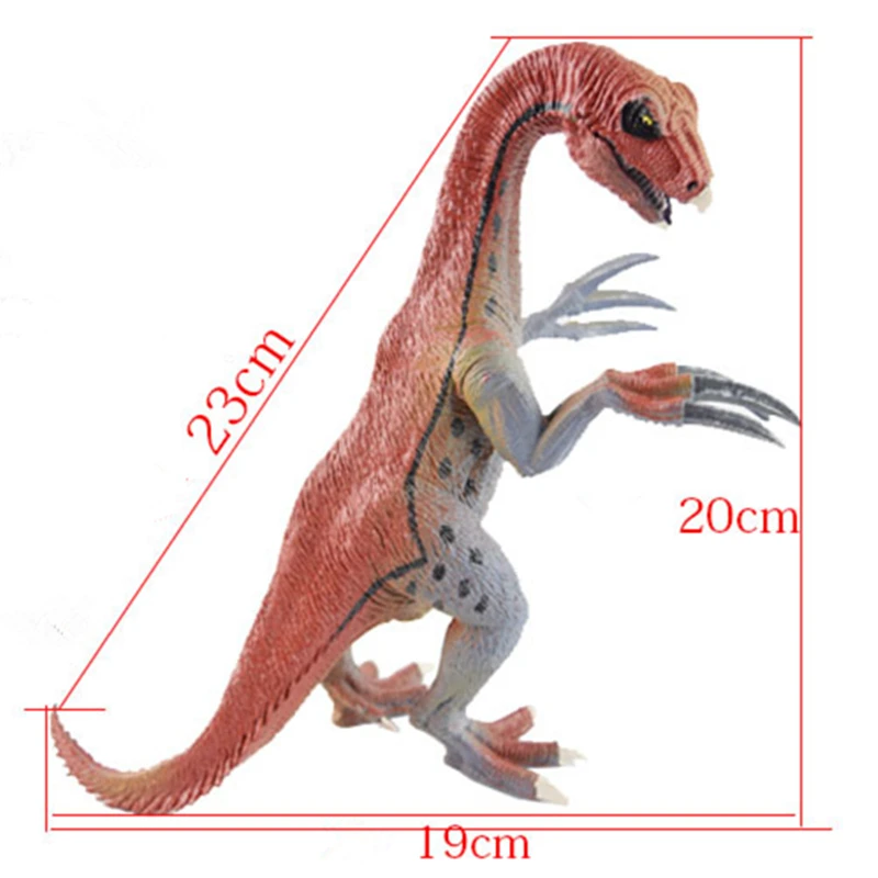 Имитация парка Юрского периода твердый динозавр модель игрушки Therizinosaurus