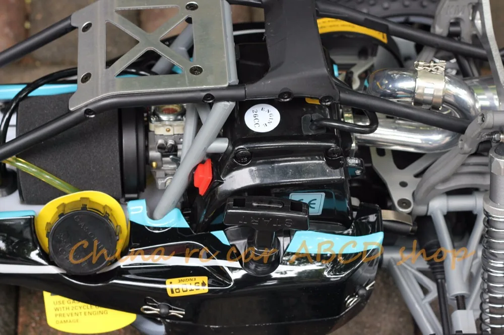 Радиоуправляемый автомобиль 1:5 26cc 4 Болтовой двигатель Baja Walbro 997 Carb ss Tunepipe + 2 4G