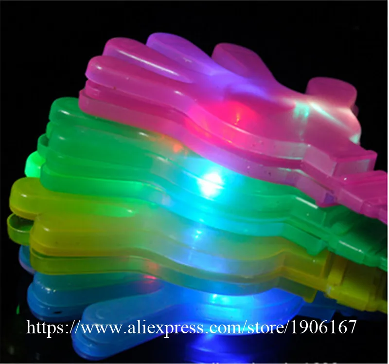 Оптовая продажа Светодиодный светящийся концертный ручной Хлопушка мигающий