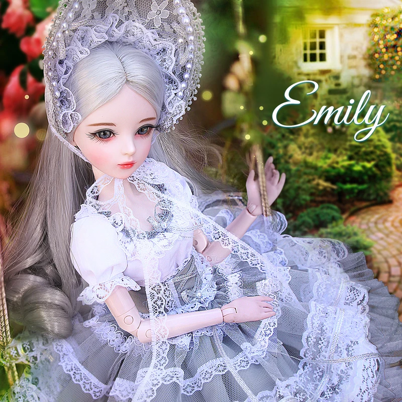 

60cm Sweet Love Lolita Fashion Girl Jointed Doll Handpainted Makeup 1/3 Bjd Dolls Full Set Kids Toys for Girls Birthday Gift