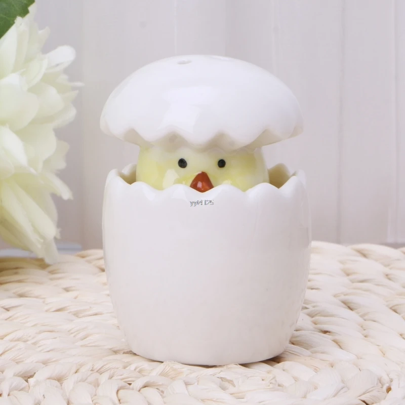 Керамический для соли и перца шейкер в виде цыпленка яйца приправа посуда