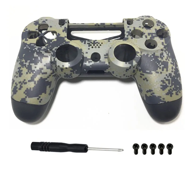 Замена PS4 камуфляжная оболочка Камуфляжный Корпус чехол Обложка кожа передняя +