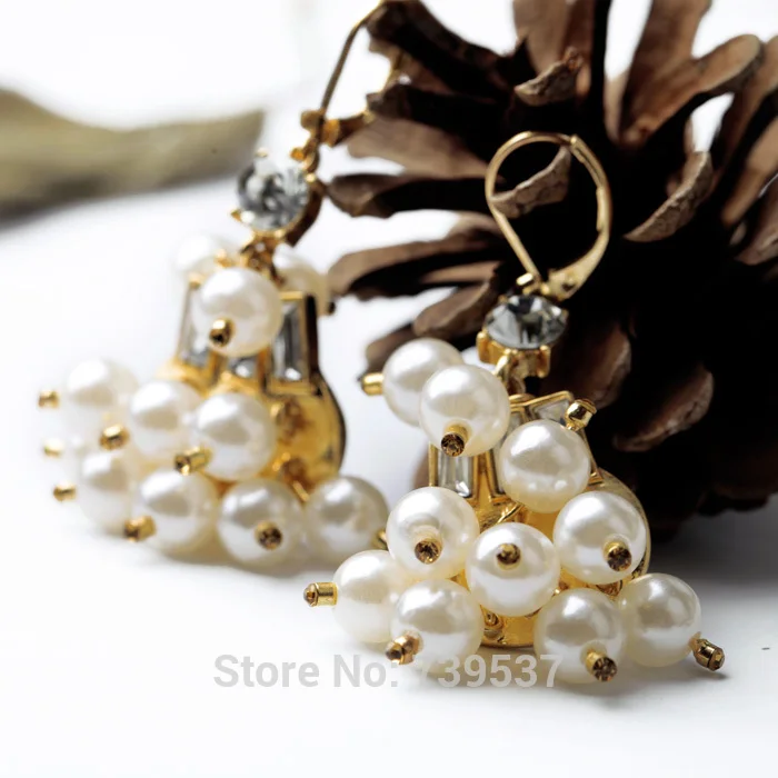 2017 Духи Ювелирные Изделия Ручной Работы Имитация Перл Кластера Праздник Милый