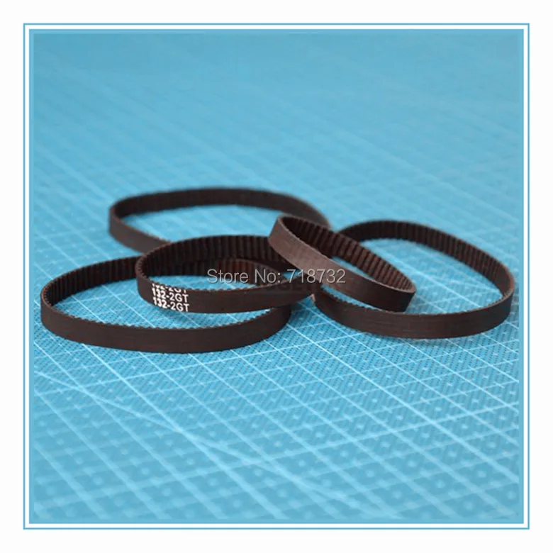 

268-2GT-6 round timing belt 268mm length GT2 6mm width 5pcs free shipping