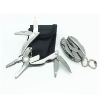stainless steel outdoor portable multitool pliers knife key chain screwdriver multi tools mini pliers multifunction tools