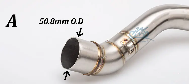 MT-03 MT03 R25 R30 R3 мотоцикл выхлопной трубы контактный Соединительная труба для MT03 MT-03 R3 R25 R30- передняя Труба R3 выхлопных газов