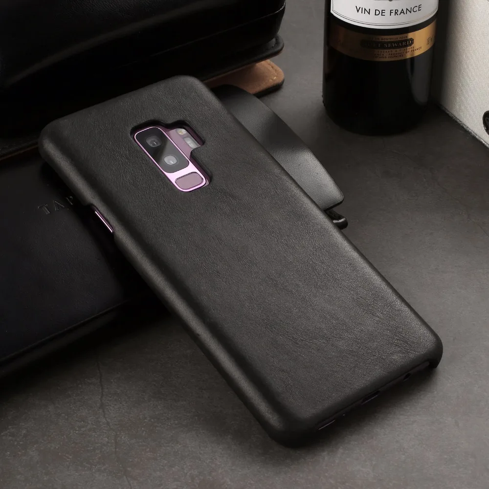 Натуральная кожа телефонные чехлы для мобильных телефонов Sumsung S9 PLUS ультра