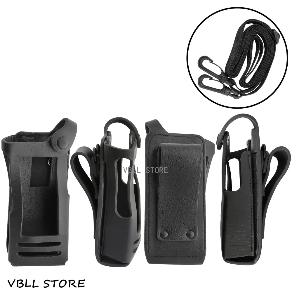 Твердый кожаный чехол VBLL PMLN5021 для переноски подходит Motorola XPR6350 XPR6550 XPR6580