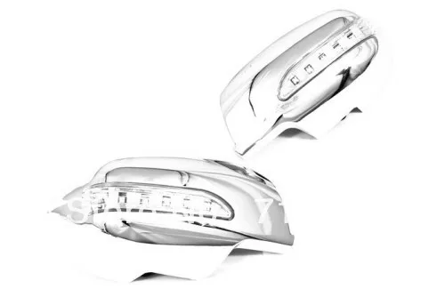 Хромированная крышка бокового зеркала для стайлинга автомобилей Светодиодный