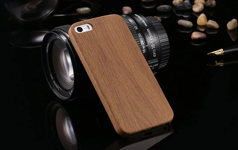 Standard Leather Case Vintage Wood Texture for iPhone 5 7 6 S Plus 5SE Case of Wood Macia cover for iphone xr case