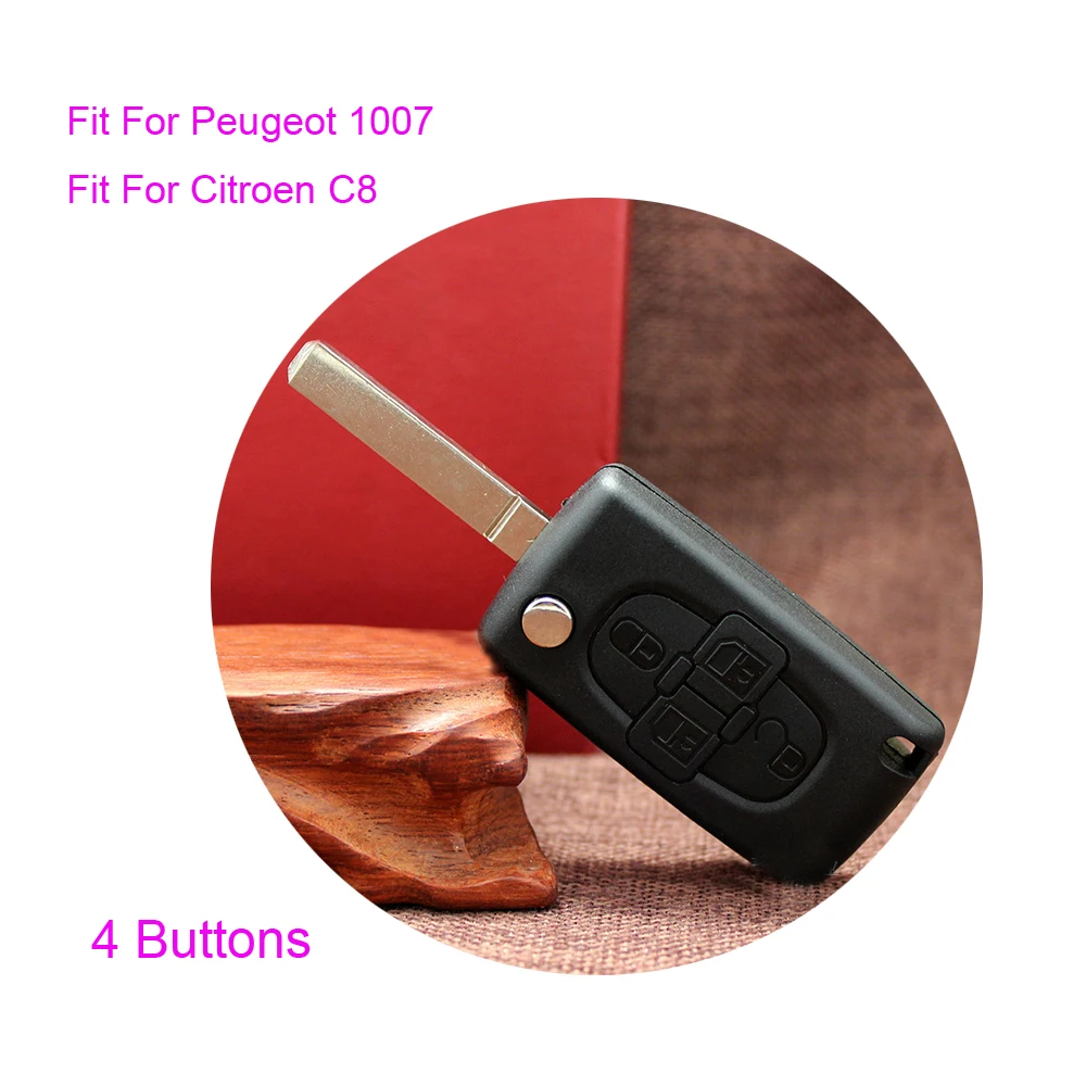 Xinyuexin силиконовый чехол для автомобильного ключа FOB Peugeot 1007 Citroen C8 4 кнопки с