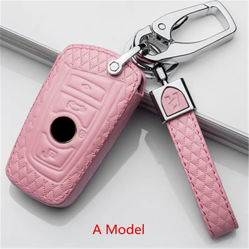 

Car key Cover Case for BMW X1 X5 X6 F15 F16 F48 For BMW 1 / 2 Series Remote Controller Key Bag Holder for bmw blade KeyChain