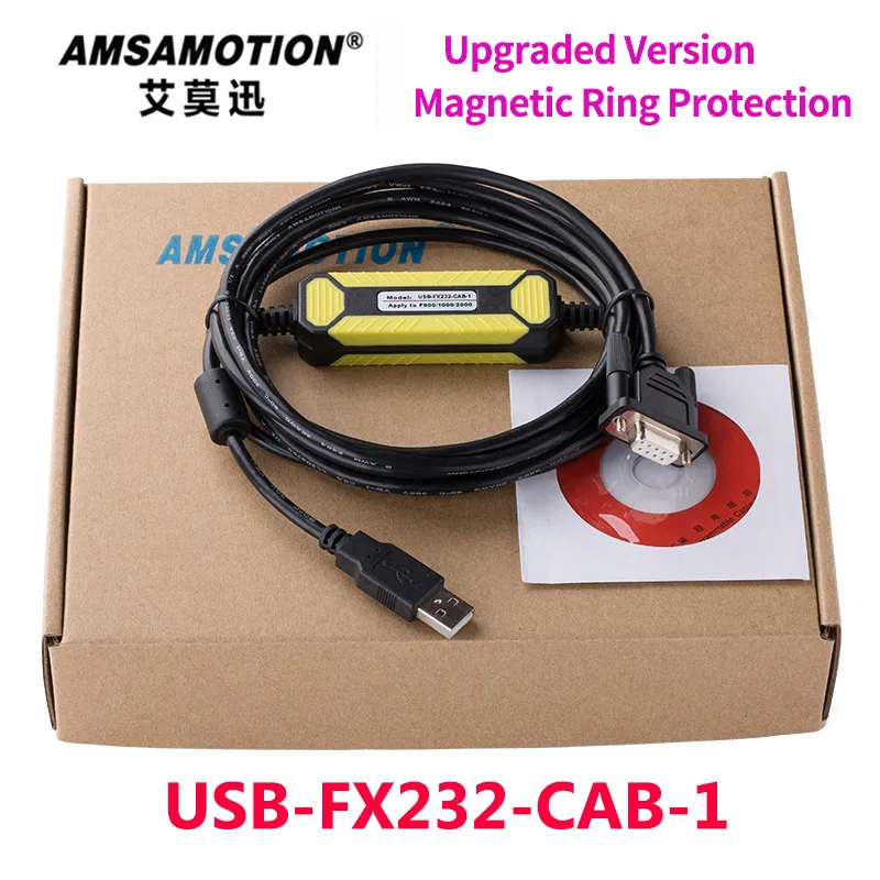 Кабель Amsamotion для USB FX232 CAB 1 подходит Mitsubishi F940 930 920 сенсорная панель FX232CAB бесплатная