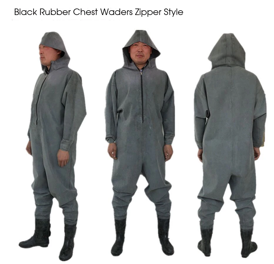 1 мм мягкие черные резиновые водонепроницаемые дышащие сапоги с молнией