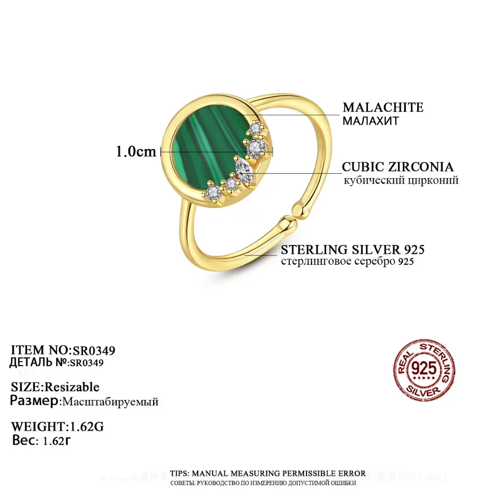 CZCITY 925 пробы Серебряные кольца для Для женщин ювелирные украшения вечерние