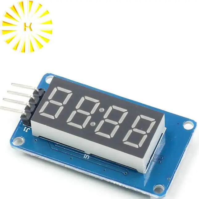 Модуль светодиодного дисплея TM1637 для Arduino 7 сегментов 4 бита 1 5-дюймовые часы