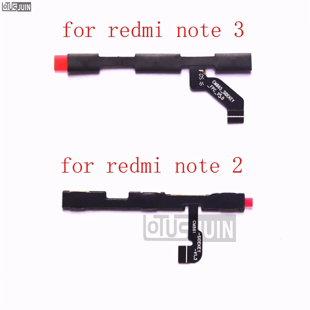 

2 шт. для Xiaomi Redmi Note 3/note 3 Pro/note 2 Боковая кнопка включения/выключения питания гибкий кабель