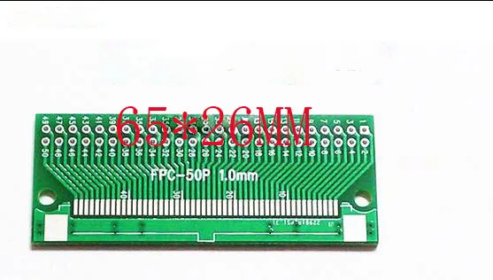 Бесплатная доставка FPC 50P переводная доска FFC переключатель 2 54-line TFT LCD панель 1 мм 0