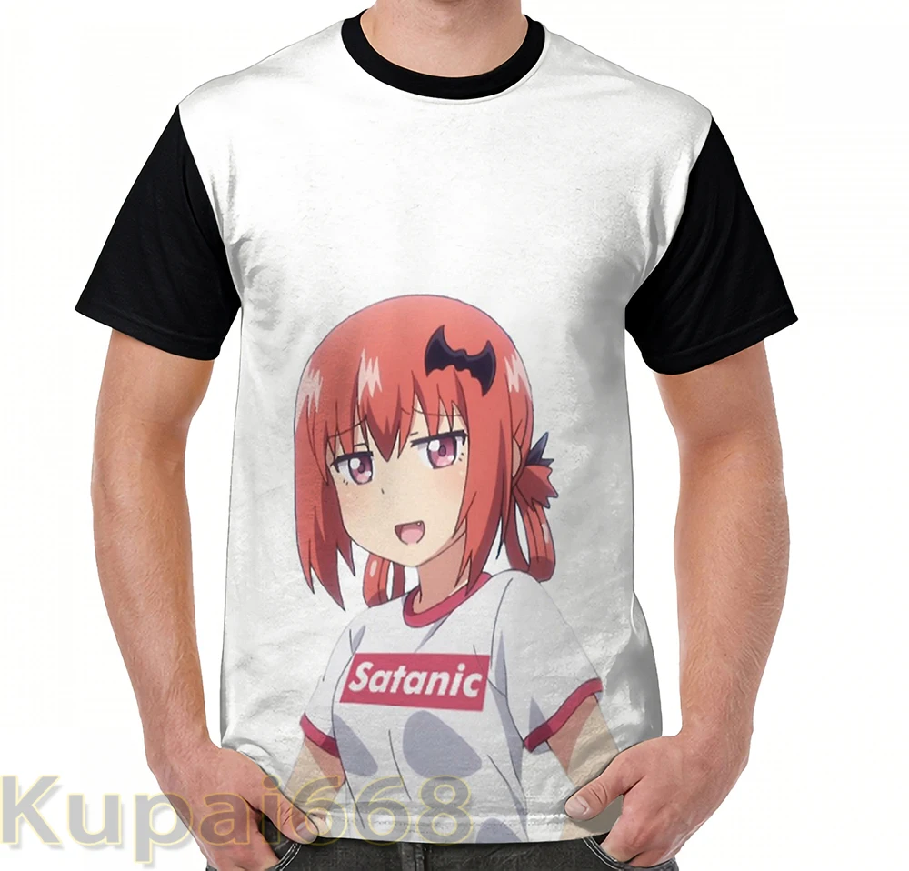 Забавная футболка с графическим принтом мужские топы футболки женская Satania Knockoff