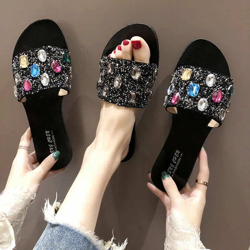 Женская обувь Новинка лета 2019 искусственное оформление модные уличные удобные