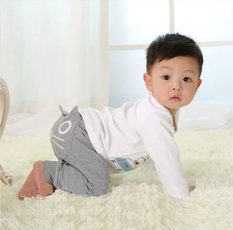 

Baby Cute Cat Face Harem Pants Hot Sale Spring and Autumn Kids Clothing Boys Girls Pant Warm Cotton Cartoon Casual Soft Trousers