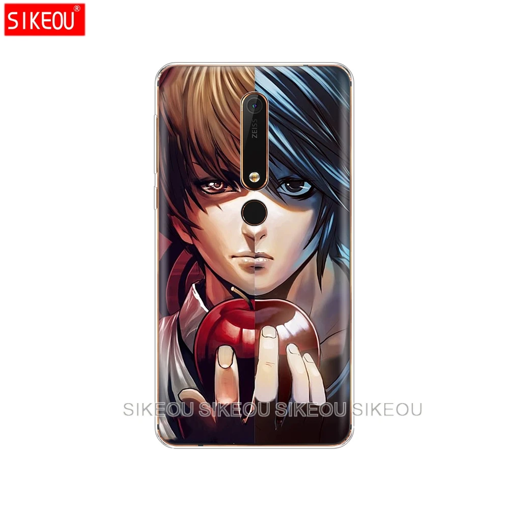 Силиконовый чехол для телефона Nokia 5 3 6 7 PLUS 8 9 /Nokia 1 2 2018 аниме Death Note|Бамперы| |