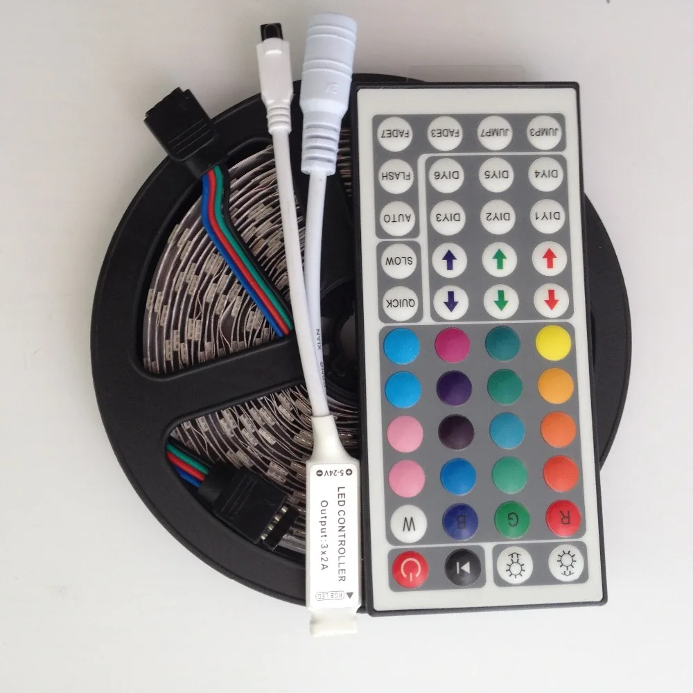 Светодиодная лента 5050 12 В гибсветильник RGB 30D ip20 ip65 + 44k пульт дистанционного