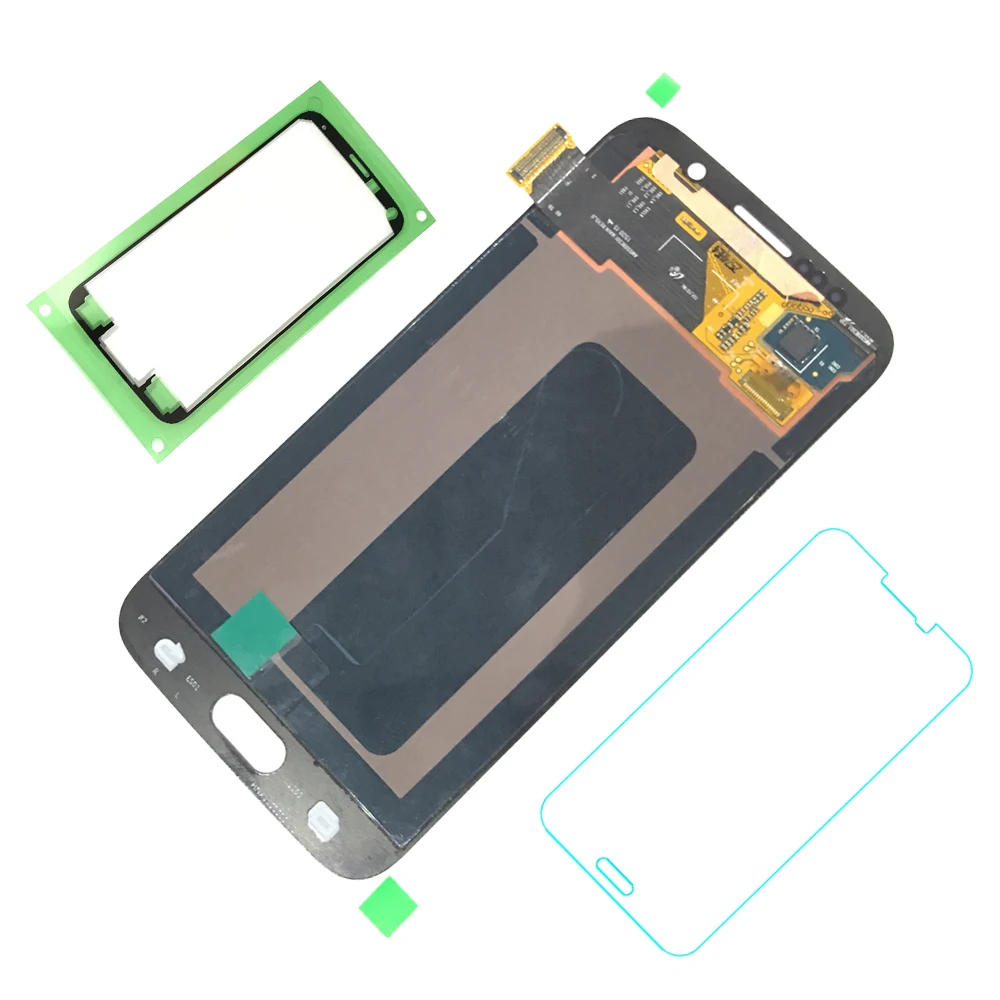 ЖК-дисплей Super AMOLED для Samsung Galaxy S6 G920 G920F G920I G920A ЖК-экран с сенсорным дигитайзером в