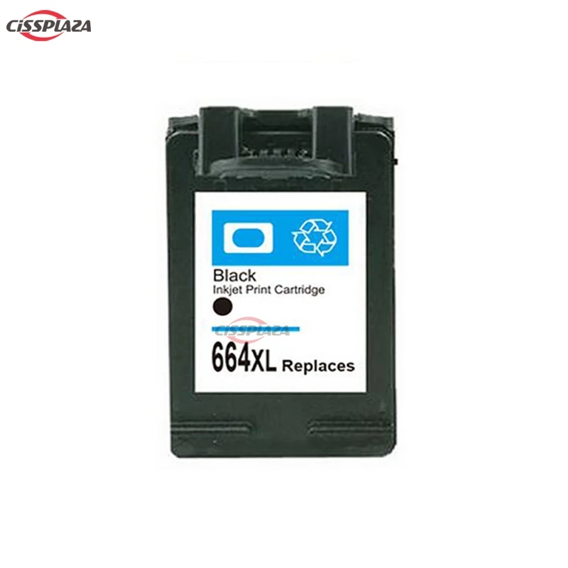 

CISSPLAZA 1 x compatible For hp664 XL black ink cartridges for HP Deskjet 1115 2135 3635 1118 2138 3636 3638 4536 4676