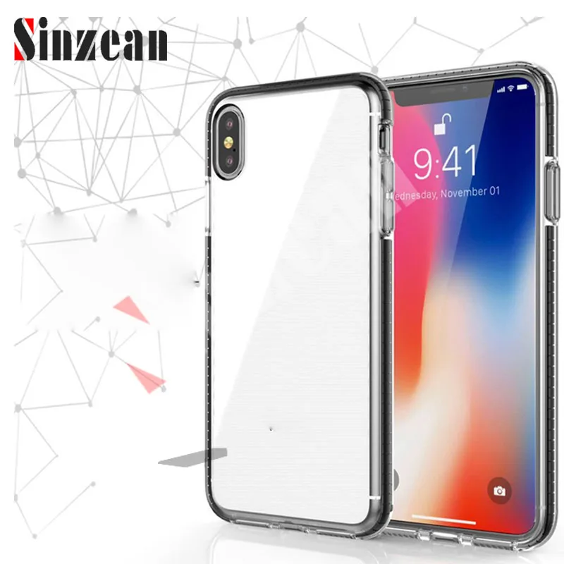 Sinzean 100pcs For Huawei mate 20 lite/mate pro/P20 lite/P20 Pro/P smart/honor play/8X Colorful 2 in 1 Silicone back case | Мобильные