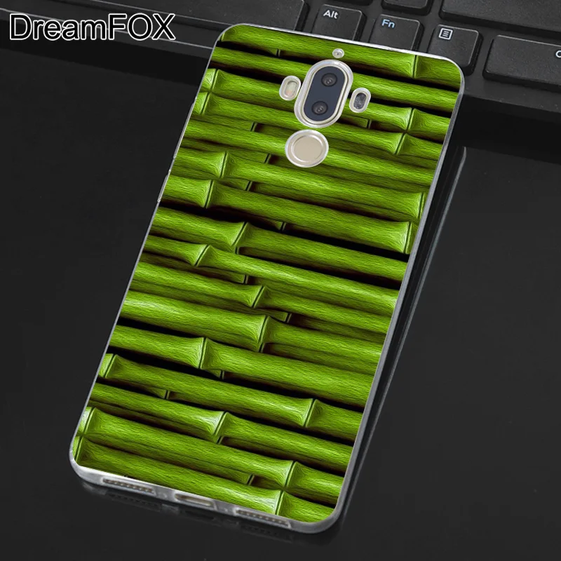 DREAMFOX M233 зеленый бамбук природа Мягкий ТПУ силиконовый чехол для huawei mate 8 9 10 20 30 Lite