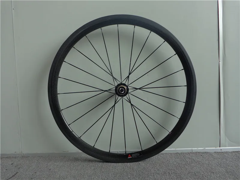 38 мм полностью Углеродные дорожные колеса Bycycle Roue Carbone Ruote In Carbonio Bici da Corsa переднее