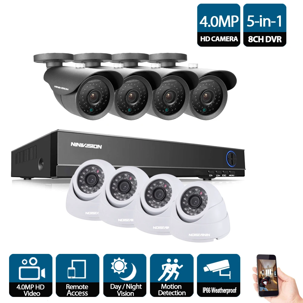 Камера видеонаблюдения домашняя 4 0 МП 8 каналов AHD DVR HD шт.|cctv camera adjustments|cctv wireless