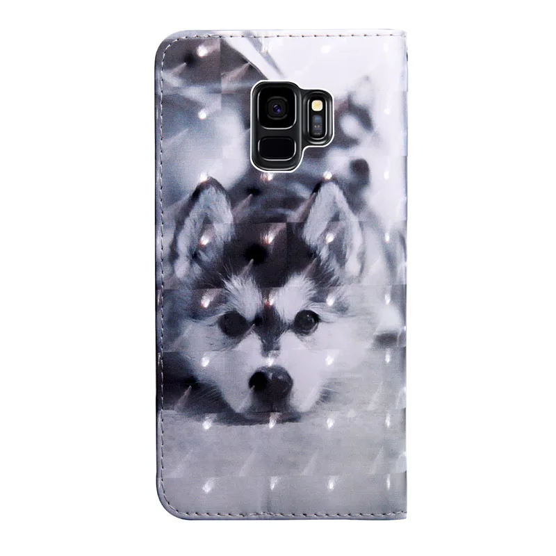 Flip Case for Samsung Galaxy S9 Plus G965F G965F/DS S9Plus Back Phone Leather Cover S 9 9Plus SM-G965F bag | Мобильные телефоны и