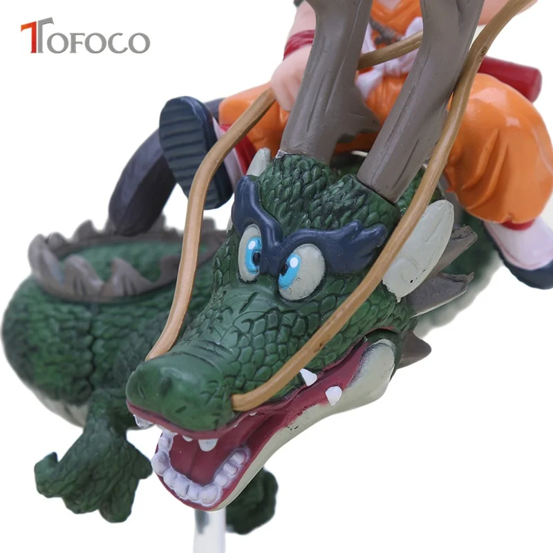 TOFOCO 13 см ПВХ аниме семь Dragon Ball Z кукла детство Сон Гоку езда Shenron драконы куклы