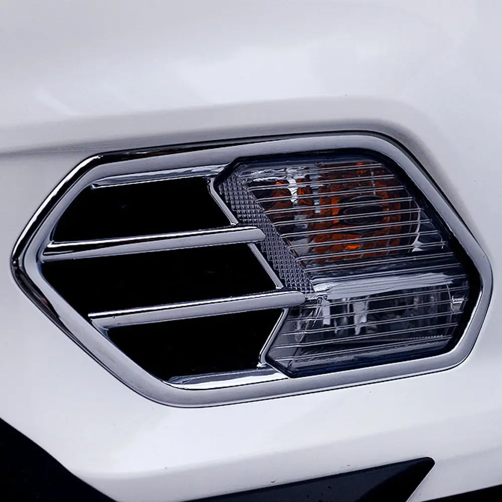 Подходит для Ford Escape Kuga 2017-2018 2 шт. хромированный АБС автомобильный передний