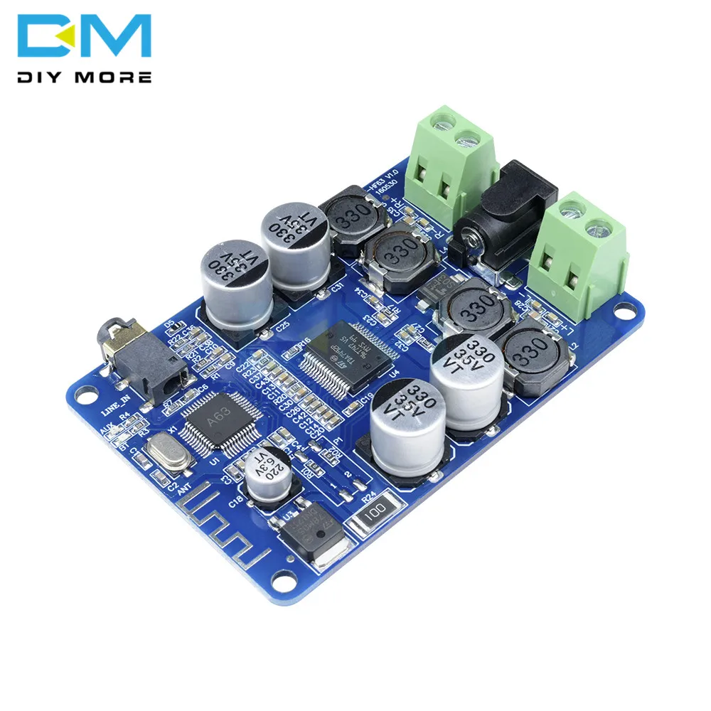 TDA7492P Bluetooth V2.1 Аудио приемник усилитель мощности плата с AUX двойной 2X25 Вт модуль Diy электронная печатная плата
