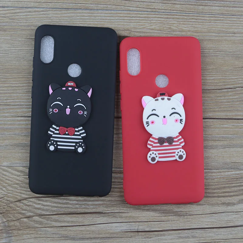 Милый мультфильм mi nnie чехол для Xiaomi A2 6X случаях стежка рисунок Hello Kitty ckey Cat Мягкая