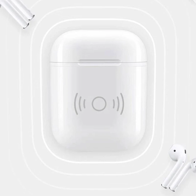 JKING Беспроводной зарядки чехол для Airpods QI Стандартный приемник Крышка Совместим с