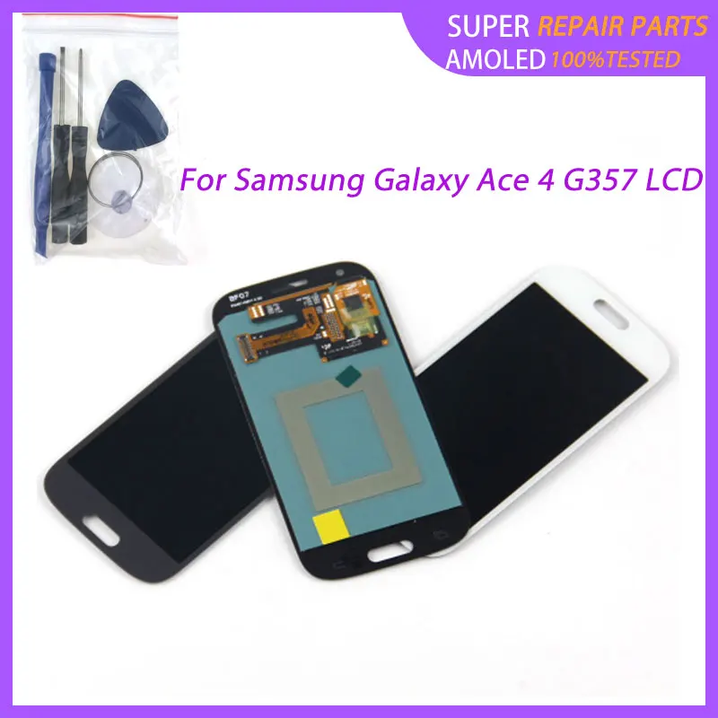 Оригинальный G357 ЖК дисплей для SAMSUNG G357F G357FZ сенсорный экран Запасные части