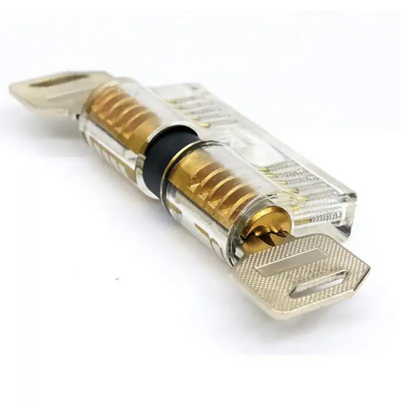 Слесарь прозрачный кристалл фиксатор практика замок двойной вырез Видимый для