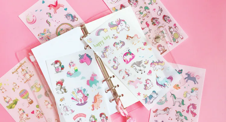 JUGAL, новинка, единорог, A6, еженедельник, спираль, блокнот, ручная книга, Kawaii, канцелярские принадлежности, дневник, ежедневник, блокнот, детский подарок