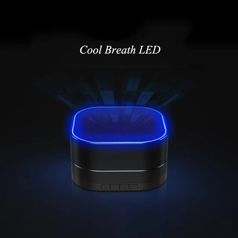 Bluleki металлический беспроводной Bluetooth динамик портативный мини размер сильный