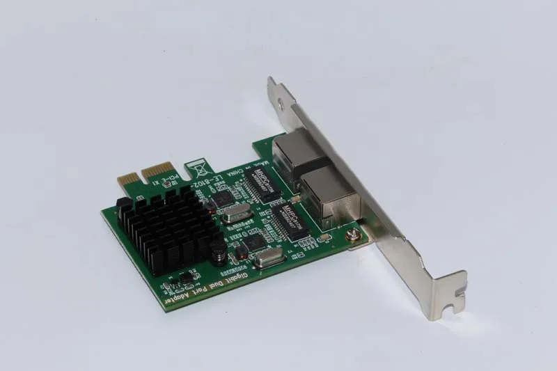 Гигабитная сетевая карта PCI-Express 1000 м PCI-e двойной порт RJ45 адаптер NIC для