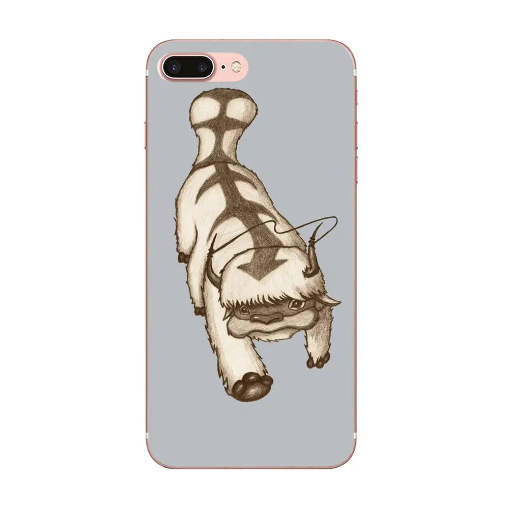 as picture Для Apple iPhone 4 4S 5 5C 5S SE 6 6 S 7 8 Plus X XS Max XR Прозрачный чехол для телефона Fundas Coque Cover Appa Yip Avatar - Цвет: as picture