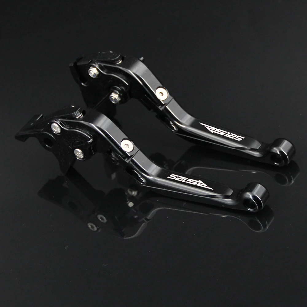 8 Colors Full Black CNC Motorcycle Accessories Adjustable Brake Clutch Levers For Aprilia RS125 RS 125 1999-2005 2002 2003 2004 |
